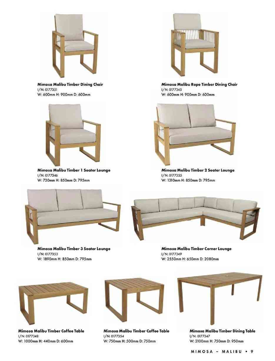 Mimosa Malibu Corner Lounge Bunnings Mimosa Lounge Mimosa Malibu